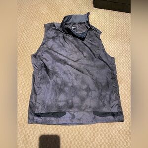 Nike Tech Pack Hooded Running Vest Graphic Zipper Dark Gray Men L (BV5679-065)